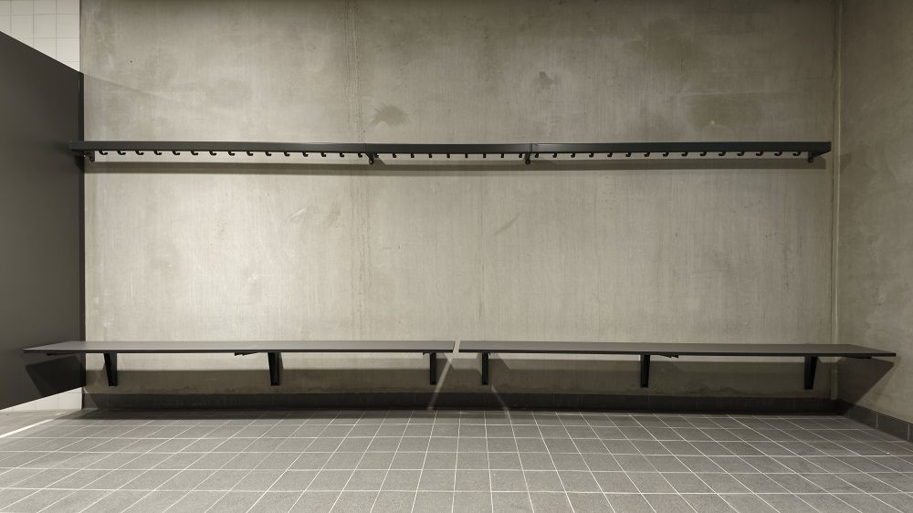 Hermeta Interieurbouw Gardelux Fit zitbanken sport Sportcentrum Workum