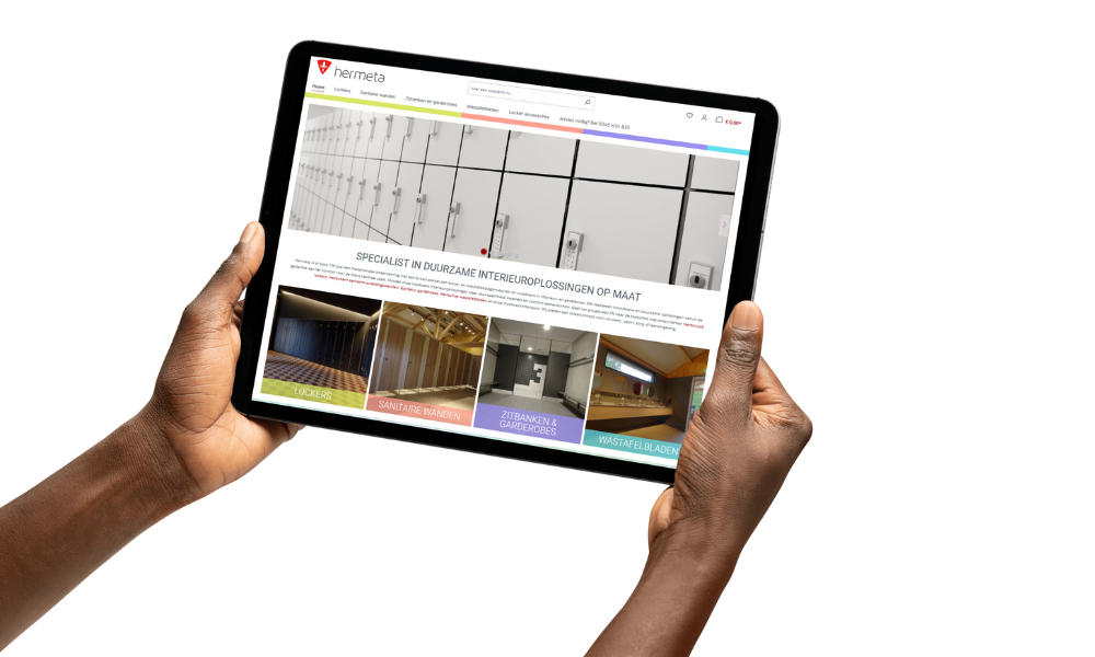 Hermeta.shop op tablet