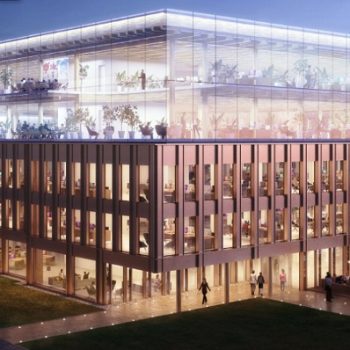 Olympic Plaza gevelbouw door Hermeta